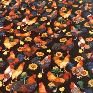 Colorful Rooster Print Leggings